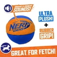 thumbnail image 3 of Juguete para Perro Nerf Dog Azul Naranja con Chirriador Interactivo y Crujiente para Razas Medianas/, 3 of 7