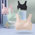 thumbnail image 4 of Ropa interior japonesa sin costuras de una pieza para mujer, sujetador deportivo de yoga con espalda descubierta de seda helada, 4 of 6