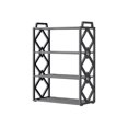 thumbnail image 2 of Zapatero De Plástico Zapatero organizador de 4 niveles, estante de almacenamiento de plástico negro para dormitorio, armario o entrada (1 pieza). Rkxzt, 2 of 7