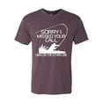 thumbnail image 2 of Missed Your Call Fishing Line Joke Fishing Mens Premium Tri Blend T-Shirt, Vintage Purple, X-Large, 2 of 3