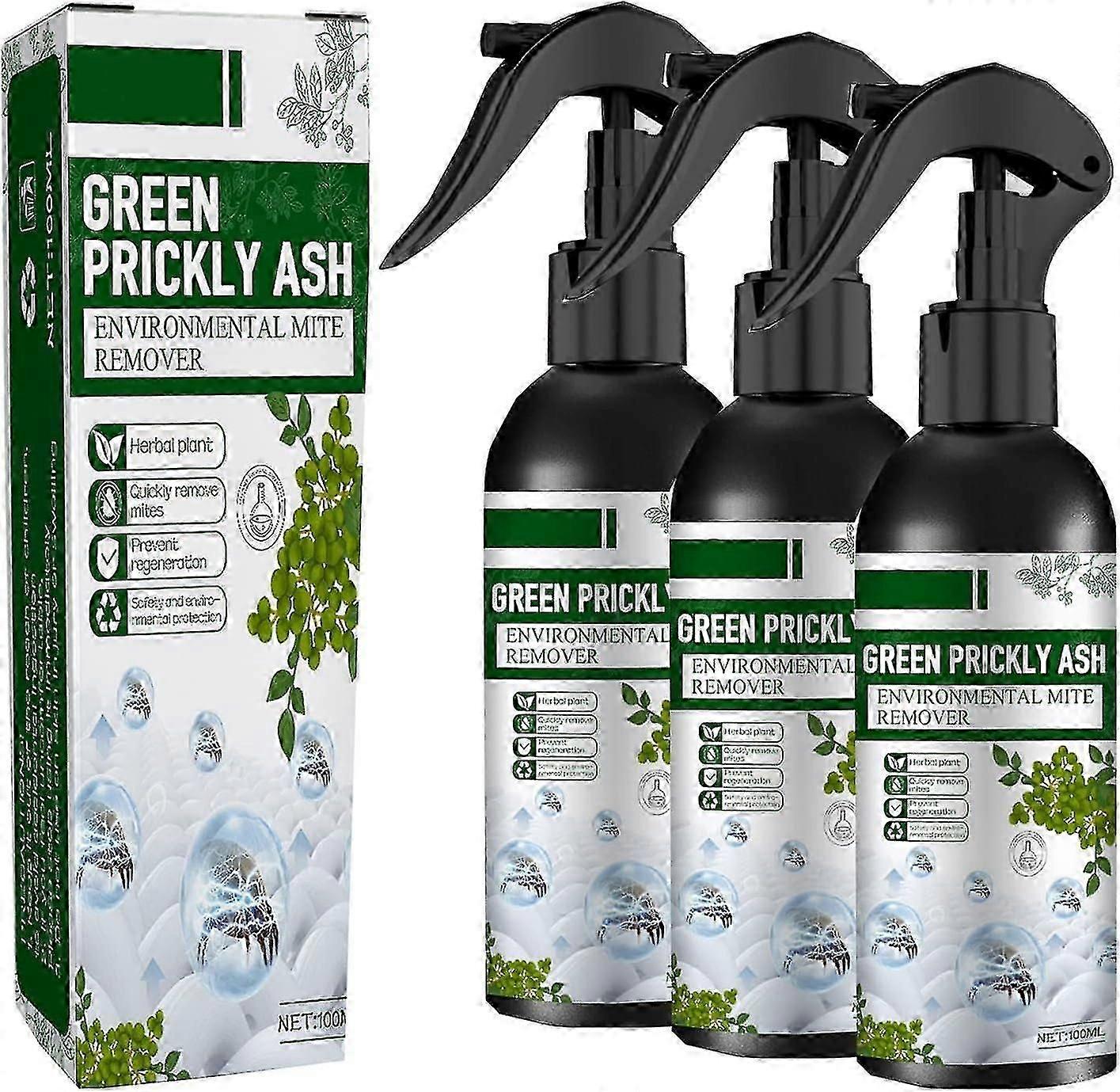 Green Prickly Ash Mite Remover Spray - Effective Anti-Allergen Dust ...