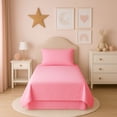 thumbnail image 2 of Juego de Sábanas Microfibra Suave Color Rosa pastel Talla Individual | Juego 3 Piezas Ajustables y Resistentes Kyuden Home KYUDEN HOME Microfibra, 2 of 5