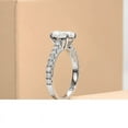 thumbnail image 3 of Empire Jewelry Oval Cut Excellent 2.1 Ct Diamond Ring For Women's - Silver 14K White Gold Plated Ring - Solitaire with Accent Diamond rings for Women's - Engagement Wedding Diamond Rings for Women's, 3 of 3