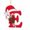 E, variant on Roiihwy 2D Acrylic Christmas Tree 26 Letter Pendant For Family Party And Gift Decor, 3.1in, C