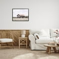 thumbnail image 2 of Countryside Cabin Rural Field Landscape Photograph Black Framed Art Print Wall Art, 2 of 7