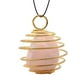 thumbnail image 1 of Beads Colgantes Joyería Piedra Piedra Preciosa Collar Espiral Jaula Redondo Cristal Bead Collares y Colgantes, 1 of 1