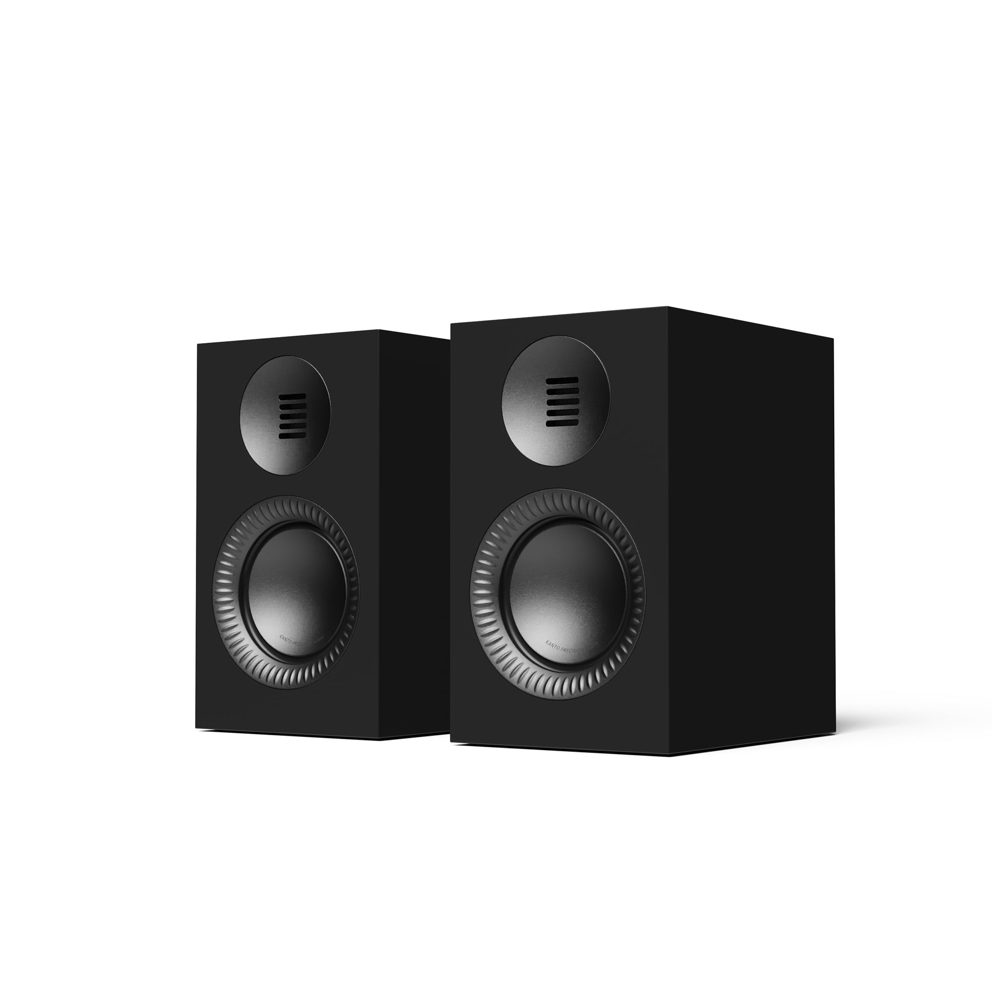 Kanto TUK Passive Speakers with AMT Tweeter and 5.25" Aluminum Woofer, Pair - Matte Black