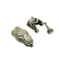 thumbnail image 2 of Conector de extremo de pulsera Macarena Broches de cabeza de serpiente Encantos Artesanía Cobre, 2 of 8