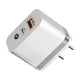 thumbnail image 1 of Cargador con enchufe internacional tipo cubo para iPhone y iPad. Puerto USB. Adaptador de corriente para viajes. Teléfono móvil., 1 of 4