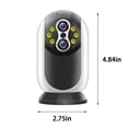 thumbnail image 3 of Cámara de seguridad para interiores 2K, WiFi, para el hogar, para perros, bebés y personas mayores, con función de giro e inclinación, 2.4G, comunicación bidireccional 24/7, detección de personas y se, 3 of 9