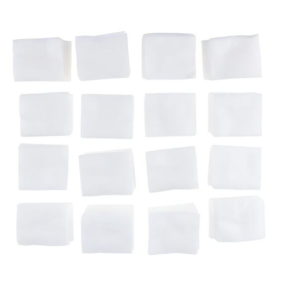 QARUN 1600PCS Disposable White Square Cotton Pads for Face Removing