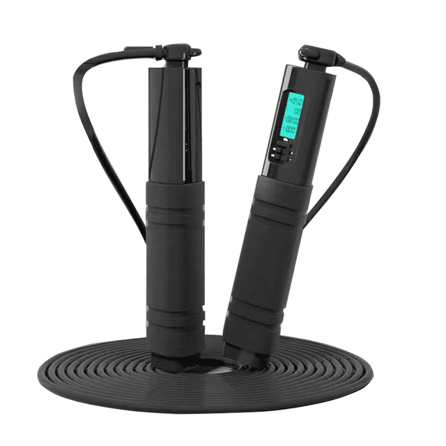 Cuerda para saltar, con contador de calorías, cuerda para saltar inalámbrica para entrenamiento de velocidad, entrenamiento de resistencia y fitness