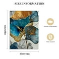 thumbnail image 2 of Nawypu  Modern Picture Living Room Decoration Blue Green Yellow Gold Plant Leaf Abstract Nordic Canvas Print Wall Art Painting, 2 of 5