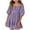 Purples, variant on LLYwey Girls Ruffle Summer Dresses, Toddler Girls Casual Flowy Beach Sundress, Kids Solid Color Puff Sleeve Pleated A-Line Knee Length Dresses, White, 12T