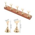 thumbnail image 4 of Unique Bargains 1 Set Durable Rectangular Nail Display Stand for Nail DIY Gold Tone, 4 of 6
