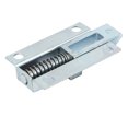 thumbnail image 3 of 50mm 2" Length Metal Spring Loaded Barrel Bolt Door Latch Lock Silver Tone, 3 of 4
