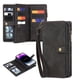 thumbnail image 3 of 1pc Premium Artificial Leather Phone Case For Samsung Galaxy, Multifunctional 2 In 1 Zipper Detachable Magnetic Flip Folio Covers With Wristlet Strap,Card Slot,Suitable For Samsung Galaxy S20/20plus/S, 3 of 4