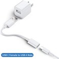 thumbnail image 4 of 3Pcs USB C Female to USB Male Adapter Charger Cable Adapter, 4 of 7
