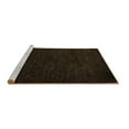 thumbnail image 2 of Ahgly Company Machine Washable Indoor Square Solid Brown Modern Area Rugs, 5' Square, 2 of 4