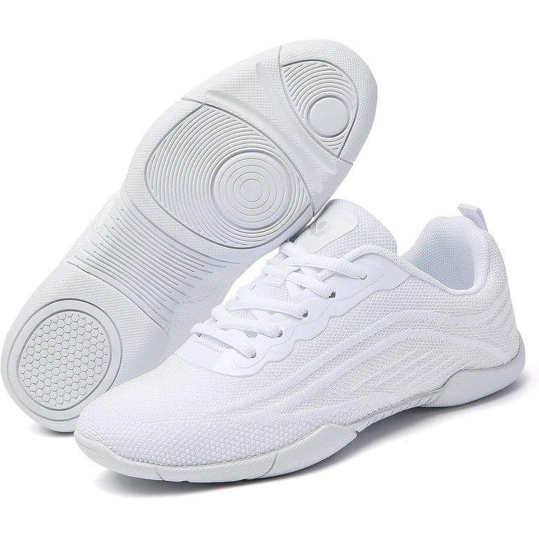 Cheer Shoes Women White Black Cheerleading Dance Sneakers for