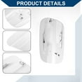 thumbnail image 3 of Tapa de la puerta del tanque de combustible para Volkswagen Jetta A4(Bora) 2019-2023, cubierta de la tapa de combustible tipo clip No.19G809909, blanca ABS, 3 of 6