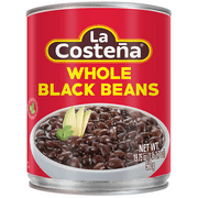 La Costena Whole Black Beans, 19.75 oz Can