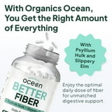 Organics Ocean Fiber Supplement, Digestive Health Support, Soothes ...