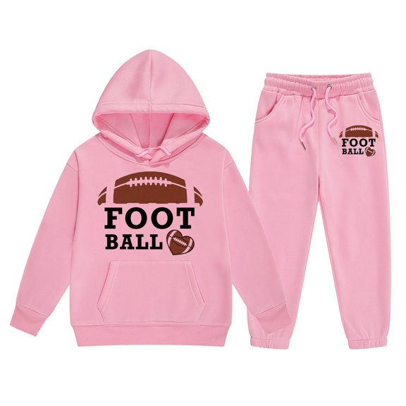 Fshinging Baby Boy Outfits Hoodie Set Long Sleeve Hooded Sweatshirt And Sweatpants Plus Size Casual Pants Set