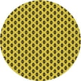 thumbnail image 1 of Ahgly Company Machine Washable Indoor Round Transitional Yellow Area Rugs, 7' Round, 1 of 7