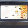 thumbnail image 7 of Bees and Honeycomb Funny Personalized License Plate Rust-proof Stainless Steel Metal License Plate Suitable For Men And Women 12.2" x 6.2", 7 of 7