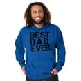 thumbnail image 5 of Best Dad Ever Cool Fathers Day Gift Hoodie Hooded Sweatshirt Men Brisco Brands X, 5 of 6