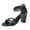 Black, variant on NOKIO Ladies Fashion Shoes Heel Sandals Summer Boho Style Heel Sandals Women's Chunky Low Heels Open Toe Block Heeled Dress Ankle Strap Pump Wedding Sandals