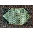 thumbnail image 1 of Ahgly Company Indoor Rectangle Persian Light Blue Traditional Area Rugs, 8' x 12', 1 of 4