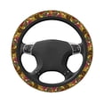 thumbnail image 3 of Disketp Sunflower Elastic Microfiber Steering Wheel Cover for Truck,SUV,Cars,Universal 15 inch,Anti-Slip, 3 of 8