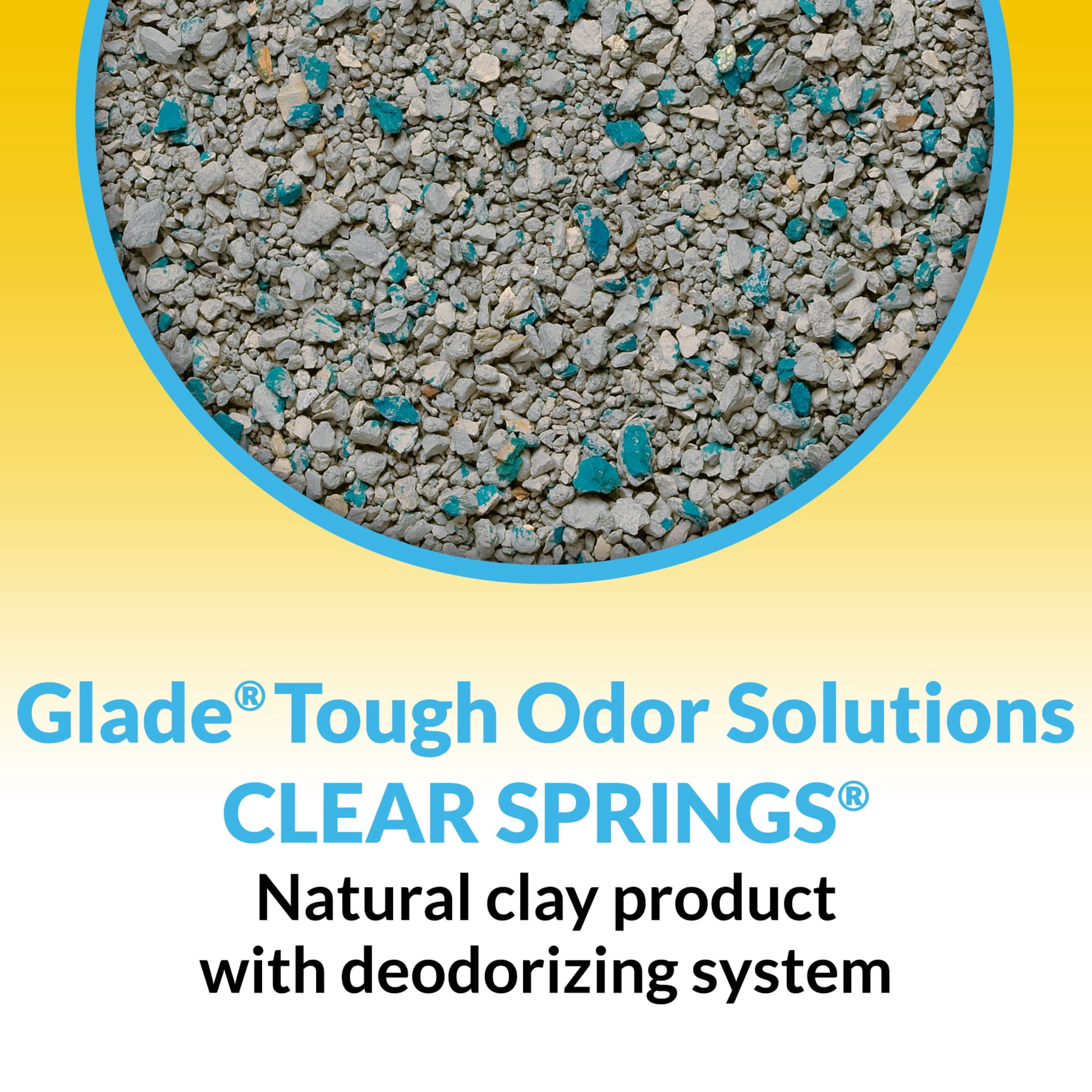 Purina Tidy Cats Non-Clumping Odor Control Cat Litter, Glade Clear Springs Scent, 48 lb Bag