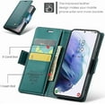 thumbnail image 3 of Case for Samsung S21 Wallet Case with Card Holder, Kickstand RFID Blocking Magnetic Closure Shockproof Protective PU Leather Cover for Samsung Galaxy S21 Flip Wallet, 3 of 7