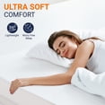 thumbnail image 4 of Cheer Collection Knitted Fabric Waterproof Mattress Protector, 4 of 5