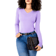 thumbnail image 1 of Suéter para Mujer de Manga Larga con Cuello en V Unitalla Sweater Dama de Punto Abrigo Sueteres Sueter Casual Formal Elegante Jersey, 1 of 5