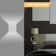 thumbnail image 3 of Aplique Pared Hugtrwg Moderno 7W para Exteriores Luz Blanca, 3 of 9
