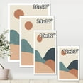 thumbnail image 4 of Designart ' Minimalist Vintage Landscape With Lake At Sunset ' Modern Canvas Wall Art Print, 4 of 4