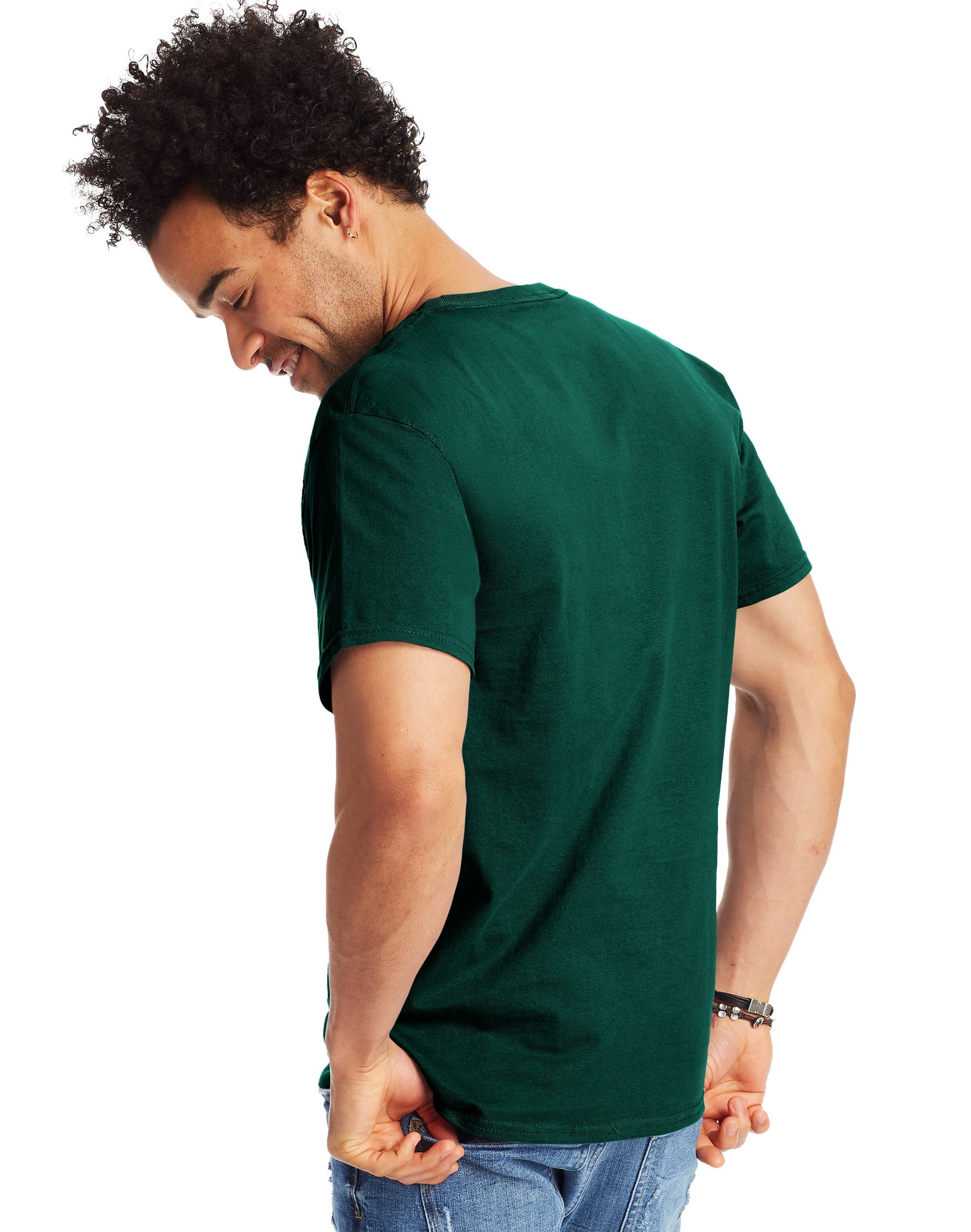 Hanes Authentic Men's T-Shirt Short Sleeve Tee Crewneck Big & Tall Sizes Available sz S-5XL