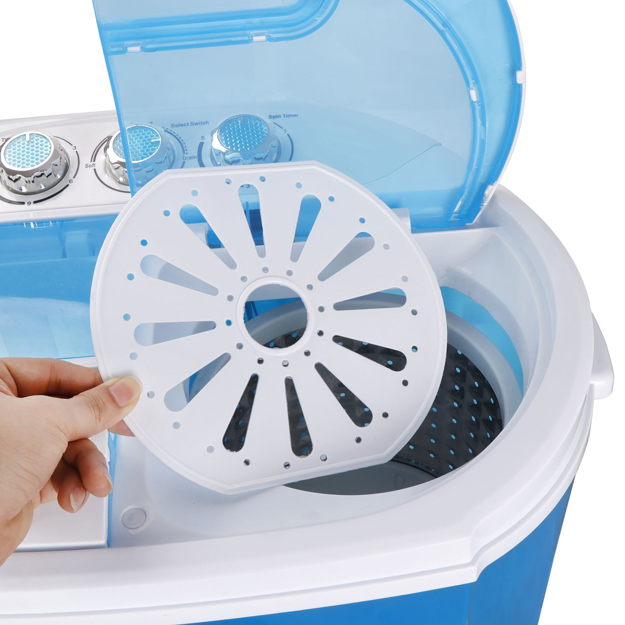 ZenStyle Portable Washer Review: I love with this teeny portable washing  machine