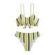 thumbnail image 2 of Traje de baño para mujer, moda, cómodo, estampado, bikini, traje de baño de color liso para mujer, conjuntos de bikinis, trajes de baño para mujer, 2 of 7