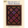 Decorative 6 Quilt Blocks, Used [Paperback]