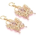 thumbnail image 3 of LLavero de mariposa con estilo, colgante creativo y bonito, accesorios para equipaje artesanal, 2 uds., 3 of 5
