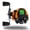 Left hand Orange, variant on Digital Baitcasting Reel With Bite Alarm & Depth Counter, 7.2:1 High Speed, 250g Aluminum Alloy Fishing Reel, USB Rechargeable, Left Or Right Hand Retrieve