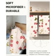 thumbnail image 4 of Cute Kitchen Towels Set of 2 - Dish Towels 18 x 26 Inch Microfiber Tea Towel for Home Decorative Strawberry Spring Summer Soft Reusable & Absorbent Aesthetic Vintage Design, 4 of 6