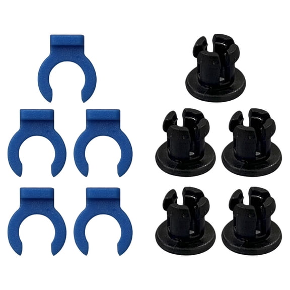 FUEENIRVA 1Set Tube Coupling Collet Clip for 3D Printer Hotend Extruder Plastic Clamp Accessory