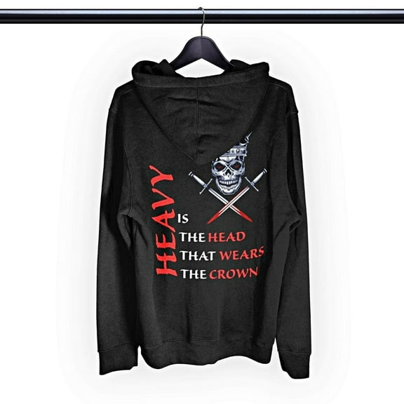 Premium Pullover Hoodie - Heavy Lies The Crown