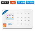 thumbnail image 1 of El sistema de alarma de seguridad KERUI Tuya Smart WIFI GSM funciona con Alexa Home, Detector de movimiento antirrobo, puerta de humo, Sensor de ventana, cámara IP Tan Jianjun unisex, 1 of 2